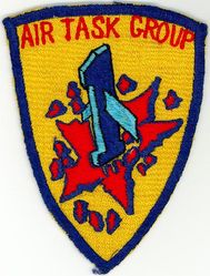 Air Task Group 1 (ATG-1)
Established as Air Task Group ONE (ATG-1) in Oct 1951. Disestablished on 23 Feb 1959.

Deployments:
15 Oct 1951-3 Jul 1952, USS Valley Forge (CV-45), Western Pacific-Korea Cruise
30 Mar 1953-28 Nov 1953, USS Boxer (CV-21), Western Pacific-Korea Cruise
1 Sep 1954-11 Apr 1955, USS Lexington (CVA-16), Western Pacific Cruise
4 Oct 1958-16 Feb 1959, USS Ticonderoga (CVA-14), Western Pacific Cruise


