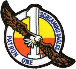 Patrol Squadron 1 (VP-1)
VP-1 "Screaming Eagles"
1995- 
Established as VB-128 on 15 Feb 1943.
Redesignated VPB-128 on 1 Oct 1944; VP-128 on 15 May 1946; VP-ML-1 on 15 Nov 1946; VP-1 (5th VP-1) on 1
Sep 1948.
Lockheed P-3C UIIIR Orion
