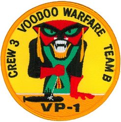 Patrol Squadron 1 (VP-1) Combat Air Crew 3
VP-1 "Screaming Eagles"
Established as VB-128 on 15 Feb 1943.
Redesignated VPB-128 on 1 Oct 1944; VP-128 on 15 May 1946; VP-ML-1 on 15 Nov 1946; VP-1 (5th VP-1) on 1
Sep 1948.
Lockheed P-3C UIIIR Orion
