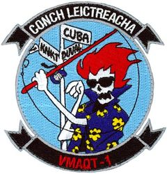 Marine Tactical Electronic Warfare Training Squadron 1 (VMAQT-1) Morale
Motto: Tairngreacht Bas = Death Foretold
