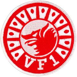 Fighter Squadron 1 (VF-1) (4th)
Established as Fighter Squadron ONE (VF-1) (4th) "Wolf Pack" on 14 Oct 1972. Disestablished on 30 Sep 1993.  

Grumman F-14A Tomcat, 1972-1993

Deployments.
7 Sep 1974-20 May 1975 USS Enterprise (CVN-65) CVW-14, F-14A, WestPac/Indian Ocean
30 Jul 1976-28 Mar 1977 USS Enterprise (CVN-65) CVW-14, F-14A, WestPac/Indian Ocean
4 Apr 1978-30 Oct 1978	USS Enterprise (CVN-65) CVW-14, F-14A, WestPac/Indian Ocean
10 Sep 1980-5 May 1981 USS Ranger (CV-61) CVW-2, F-14A, WestPac/Indian Ocean
7 Apr 1982-18 Oct 1982	USS Ranger (CV-61) CVW-2, F-14A, WestPac/Indian Ocean
13 Jan 1984-1 Aug 1984	USS Kitty Hawk (CV-63) CVW-2, F-14A, Central America/WestPac/Indian Ocean
18 Aug 1986-20 Oct 1986 USS Ranger (CV-61) CVW-2, F-14A, NorPac/WestPac
2 Mar 1987-29 Apr 1987 USS Ranger (CV-61) CVW-2, F-14A, NorPac
14 Jul 1987-30 Dec 1987 USS Ranger (CV-61) CVW-2, F-14A, NorPac/Indian Ocean
24 Feb 1989-24 Aug 1989 USS Ranger (CV-61) CVW-2, F-14A, WestPac/Indian Ocean
8 Dec 1990-8 Jun 1991 USS Ranger (CV-61) CVW-2, F-14A, WestPac/Indian Ocean/Persian Gulf
1 Aug 1992-31 Jan 1993	USS Ranger (CV-61) CVW-2, F-14A, WestPac/Indian Ocean/Arabian Gulf

