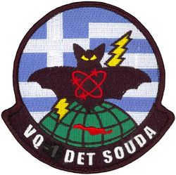 Fleet Air Reconnaissance Squadron 1 (VQ-1) Detachment Souda
Established as Special Electronic Search Project in Oct 1951. Redesignated Detachment Able, Airborne Early Warning Squadron ONE (VW-1) on 12 May 1953. Reorganized as Detachment Able, Airborne Early Warning Squadron THREE (VW-3) on 1 Jun 1954. Redesignated Electronic Countermeasures Squadron ONE (VQ-1) on 1 Jun 1955; Fleet Air Reconnaissance Squadron ONE (FAIRECONRON ONE) in Jan 1960-.

Lockheed EP-3E Aries II

