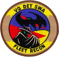 Fleet Air Reconnaissance Squadron 1 (VQ-1) Detachment Southwest Asia
Established as Special Electronic Search Project in Oct 1951. Redesignated Detachment Able, Airborne Early Warning Squadron ONE (VW-1) on 12 May 1953. Reorganized as Detachment Able, Airborne Early Warning Squadron THREE (VW-3) on 1 Jun 1954. Redesignated Electronic Countermeasures Squadron ONE (VQ-1) on 1 Jun 1955; Fleet Air Reconnaissance Squadron ONE (FAIRECONRON ONE) in Jan 1960-.

Lockheed EP-3E Aries II

