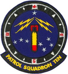 Patrol Squadron 10 (VP-10)
Established as Patrol Squadron TEN (VP-10) "Red Lancers" on 19 Mar 1951, the third squadron to be assigned the VP-10 designation.

Lockheed P2V-2 Neptune, 1951-1952
Lockheed P2V-3 Neptune, 1952-1954
Lockheed P-2V-5/5F Neptune, 1954-1960
Lockheed P-3A Orion, 1965-1967
Lockheed P-3B Orion, 1967-1980
Lockheed P-3C UII Orion, 1980-1983
Lockheed P-3C UII.5 Orion, 1993-1995
Lockheed P-3C UIIIR Orion, 1995-2015
Boeing P-8 Poseidon, 2015-.

