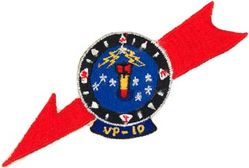 Patrol Squadron 10 (VP-10)
Established as Patrol Squadron TEN (VP-10) "Red Lancers" on 19 Mar 1951, the third squadron to be assigned the VP-10 designation.

Lockheed P2V-2 Neptune, 1951-1952
Lockheed P2V-3 Neptune, 1952-1954
Lockheed P-2V-5/5F Neptune, 1954-1960
Lockheed P-3A Orion, 1965-1967
Lockheed P-3B Orion, 1967-1980
Lockheed P-3C UII Orion, 1980-1983
Lockheed P-3C UII.5 Orion, 1993-1995
Lockheed P-3C UIIIR Orion, 1995-2015
Boeing P-8 Poseidon, 2015-.

