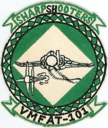 Marine Fighter Attack Training Squadron 101 (VMFAT-101)
Established as Marine Strike Fighting Training Squadron 101 (VMFAT-101) on 3 Jan 1969-. Decommissioned on 29 Sep 2023.

McDonnell Douglas F-4B/J/N/S Phantom II, 1969-1987
McDonnell Douglas F/A-18A/B/C/D Hornet, 1987-2023.

