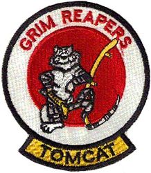 Fighter Squadron 101 (VF-101) F-14 Tomcat
Established as Fighter Squadron ONE HUNDRED ONE (VF-101) “Grim Reapers” on 1 May 1952. VF-101 merged with the Fleet All Weather Training Unit Atlantic (FAWTUALT) in Apr 1958. Disestablished on 30 Sep 2005. 

Grumman F-14A/B Tomcat, 1976-2005

