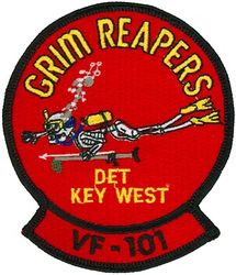 Fighter Squadron 101 (VF-101) Detachment Key West
Established as Fighter Squadron ONE HUNDRED ONE (VF-101) “Grim Reapers” on 1 May 1952. VF-101 merged with the Fleet All Weather Training Unit Atlantic (FAWTUALT) in Apr 1958. Disestablished on 30 Sep 2005. 

Grumman F-14A/B Tomcat, 1976-2005

