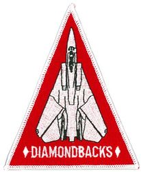 Fighter Squadron 102 (VF-102) F-14 Tomcat
Established as Attack Squadron THIRTY SIX (VA-36) on 1 Jul 1955 and redesigneated Fighter Squadron ONE ZERO TWO (VF-102) "Diamondbacks" (Second VF-102) on the same day. It should be noted that on the same day the old VF-102 was redesignated VA-36. This unit is separate from VA-36 that was established on 1 Jul 1955. Redesignated Strike Fighter Squadron ONE ZERO TWO (VFA-102) in 2005.

Grumman F-14 Tomcat
