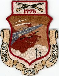 102d Fighter Wing
Translation: OMNIS VIR TIGRIS = Every Man a Tiger

Keywords: desert