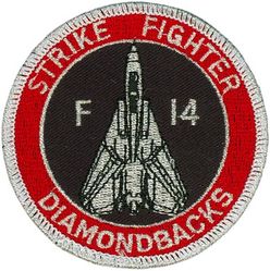 Fighter Squadron 102 (VF-102) F-14 Tomcat
Established as Attack Squadron THIRTY SIX (VA-36) on 1 Jul 1955 and redesigneated Fighter Squadron ONE ZERO TWO (VF-102) "Diamondbacks" (Second VF-102) on the same day. It should be noted that on the same day the old VF-102 was redesignated VA-36. This unit is separate from VA-36 that was established on 1 Jul 1955. Redesignated Strike Fighter Squadron ONE ZERO TWO (VFA-102) in 2005.

Grumman F-14 Tomcat
