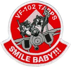 Fighter Squadron 102 (VF-102) F-14 Tomcat Tactical Air Reconnaissance Pod System
Established as Attack Squadron THIRTY SIX (VA-36) on 1 Jul 1955 and redesigneated Fighter Squadron ONE ZERO TWO (VF-102) "Diamondbacks" (Second VF-102) on the same day. It should be noted that on the same day the old VF-102 was redesignated VA-36. This unit is separate from VA-36 that was established on 1 Jul 1955. Redesignated Strike Fighter Squadron ONE ZERO TWO (VFA-102) in 2005.

Grumman F-14 Tomcat
