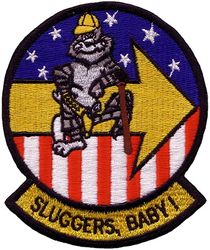 Fighter Squadron 103 (VF-103) F-14 Tomcat
VF-103 "Sluggers"
1984-2007
Established as VF-103 on 1 May 1952. Following VF-84's decommissioning in Oct 1995, and have VF-103 adopt the VF-84 Lineage.  
Grumman F-14A/B Tomcat
