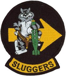 Fighter Squadron 103 (VF-103) F-14 Tomcat
VF-103 "Sluggers"
1984-2007
Established as VF-103 on 1 May 1952. Following VF-84's decommissioning in Oct 1995, and have VF-103 adopt the VF-84 Lineage.  
Grumman F-14A/B Tomcat
