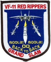 Fighter Squadron 11 (VF-11)  
VF-11 "Red Rippers"
2000
Grumman F-14D Tomcat
