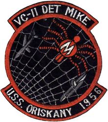 Composite Squadron 11 (VC-11) Detachment M CVG-9 Western Pacific Cruise 1956
Established as Airborne Early Warning Squadron 1 (VAW-1) on 6 Jul 1948: Composite Squadron 11 (VC-11) in Sep 1948: Airborne Early Warning Squadron 11 (VAW-11) on 11 Jul 1956: Airborne Early Warning Squadron 111 (VAW-111)  on 13 Apr 1967. Disestablished on 1 Jun 1977. Established on 1 Oct 1986. Disestablished 29 Apr 1988.

Douglas AD-5N Skyraider

Deployment: 18 Feb-13 Aug 1956, USS Oriskany (CVA-34), CVG-9, AD-5N, WestPac

