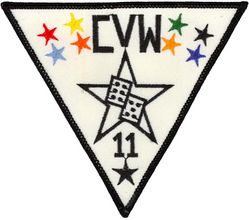 Carrier Air Wing 11 (CVW-11)
Established as Carrier Air Group ELEVEN (CVG-11) on 10 Oct 1942. Redesignated Carrier Air Wing ELEVEN (CARAIRWING ELEVEN) (CVW-11) on 20 Dec 1963-.
