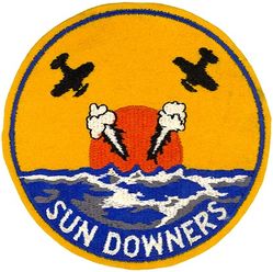 Fighter Squadron 111 (VF-111) (1st) 
Established as Fighter Squadron ELEVEN (VF-11) on 10 Oct 1942; Redesignated Fighter Squadron ELEVEN A (VF-11A) on 15 Nov 1946; Fighter Squadron ONE HUNDRED ELEVEN (VF-111) (1st) on 15 Jul 1948.  Disestablished on 19 Jan 1959. 
Grumman F4F-4 Wildcat, 1942-1944	 	
Grumman F6F-5, 1944-1945		
Grumman F8F-1 Bearcat, 1945-1950	
Grumman F9F-2/5 Panther, 1950-1954			
Grumman F9F-6/8 Cougar, 1954-1957			
North American FJ-3M Fury, 1957-1959

VF-111 Deployments:
5 Jul 1950-26 Mar 1951, USS Philippine Sea (CV-47), CVG-11, Grumman F9F-2 Panther	
28 Mar 1951-7 Apr 1951, USS Valley Forge (CV-45), CVG-11, Grumman F9F-2 Panther	
15 Oct 1951-3 Jul 1952,	USS Valley Forge (CV-45), ATG-1, Grumman F9F-2 Panther	
26 Apr 1953-30 Jun 1953, USS Lake Champlain (CVA-39),	CVG-4, Grumman F9F-5 Panther	
30 Jun 1953-28 Nov 1953, USS Boxer (CVA-21), ATG-1, Grumman F9F-5 Panther	
1 Sep 1954-11 Apr 1955, USS Wasp (CVA-18), ATG-1, Grumman F9F-6 Cougar	
28 May 1956-20 Dec 1956, USS Lexington (CVA-16), ATG-1, Grumman F9F-8 Cougar	
21 Aug 1958-12 Jan 1959, USS Bennington (CVA-20), ATG-4, North American FJ-3M Fury

