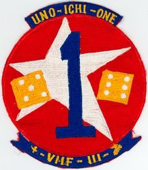 Marine Fighter Squadron 111 (VMF-111) Morale
VMF-111  "Devil Dogs"
1960's era
F-8 Crusader
