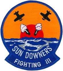 Fighter Squadron 111 (VF-111)
VF-111 "Sundowners"
1977-1995
Established as VA-156 on 4 Jun 1956; VF-111 20 Jan 1959-30 Sep 1995. The day after the disestablishment of the first VF-111, VA-156 assumed VF-111's designation.
Grumman F-14A Tomcat
