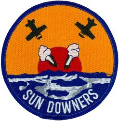 Fighter Squadron 111(VF-111) 
VF-111 "Sundowners"
1977-1995
Established as VA-156 on 4 Jun 1956; VF-111 20 Jan 1959-30 Sep 1995. The day after the disestablishment of the first VF-111, VA-156 assumed VF-111's designation.
Grumman F-14A Tomcat
