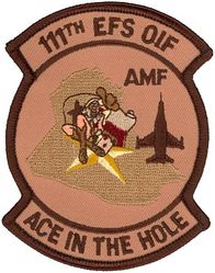 111th Expeditionary Fighter Squadron Operation IRAQI FREEDOM
Keywords: desert