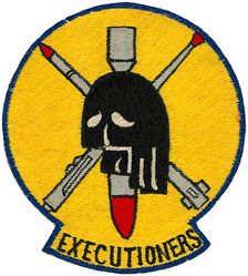 Fighter Squadron 114 (VF-114)
Established as Bombing-Fighting Squadron NINETEEN (VBF-19) on 21 Jan 1945. Redesignated Fighter Squadron TWO ZERO A (VF-20A) on 15 Nov 1946; Fighter Squadron ONE HUNDRED NINTY TWO (VF-192) on 24 Aug 1948; Fighter Squadron ONE HUNDRED FOURTEEN (VF-114) "Executioneers" on 15 Feb 1950. Disestablished on 30 Apr 1993. 

Vought F4U-4/4B Corsair, 1945-1946, 1950-1953
Grumman F8F-1 Bearcat, 1947-1950
Grumman F9F-5 Panther, 1953-1956
McDonnell F2H-3 Banshee, 1956-1957
McDonnell F3H-2N Demon, 1957-1961
McDonnell Douglas F-4B/J Phantom II, 1961-1975

Insignia. Executioneers, 1950-1962; Bellerophon and Pegasus approved on 20 Jun 1962.

Deployments:
VF-114
5 Jul 1950-26 Mar 1951	USS Philippine Sea (CV-47) CVG-11, F4U-4B, WestPac/Korea	
28 Mar 1951-7 Apr 1951 USS Valley Forge (CV-45) CVG-11, F4U-4B, WestPac/Korea	
31 Dec 1951-8 Aug 1952 USS Philippine Sea (CV-47) CVG-11, F4U-4B, WestPac/Korea	
1 Jul 1953-18 Jan 1954 USS Kearsage (CVA-33) CVG-11, F9F-5, WestPac	
7 Oct 1954-12 May 1955 USS Kearsage (CVA-33) CVG-11, F9F-5,	WestPac
16 Jul 1956-26 Jan 1957	USS Essex (CVA-9) CVG-11, F2H-3, WestPac	
8 Mar 1958-21 Nov 1958 USS Shangri La	(CVA-38) CVG-11, F3H-2N, WestPac	
9 Mar 1959-3 Oct 1959 USS Shangri La (CVA-38) CVG-11, F3H-2N, WestPac	
16 Jul 1960-18 Mar 1961 USS Hancock (CVA-19) CVG-11, F3H-2N, WestPac

