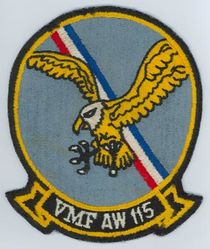 Marine All-Weather Fighter Squadron 115 (VMF(AW)-115)
VMF(AW)-115 "Able Eagles"
1956 2d Design
F-4D-1 Skyray

