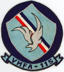Marine Fighter Attack Squadron 115 (VMFA-115) 
VMFA-115  "Silver Eagles"
1965 1st Design
F-4B Phantom II
