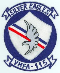 Marine Fighter Attack Squadron 115 (VMFA-115)
VMFA-115 "Silver Eagles"
1971-1980 3d design
F-4B/N Phantom II
