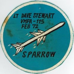 Marine Fighter Attack Squadron 115 (VMFA-115) AIM-7 Sparrow Mig Kill
VMFA-115 "Silver Eagles"
1972
F-4B/N Phantom II
