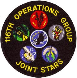 116th Operations Group Gaggle
Gaggle consists of (clockwise from top): 16th Airborne Command and Control Squadron, 128th Airborne Command and Control Squadron, 93d Computer Systems  Squadron, 330th Combat Training Squadron, 12th Airborne Command and Control Squadron, and 93d Operations Support Squadron (Center).
