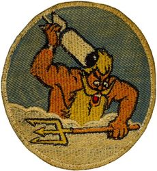 Bombing Squadron 116 (VB-116), Patrol Bomber Squadron 116 (VPB-116) & Patrol Squadron 116 (VP-116)
Established as Bombing Squadron ONE HUNDRED SIXTEEN (VB-116) “Blue Raiders” on 1 Dec 1943. Redesignated Patrol Bombing Squadron ONE HUNDRED SIXTEEN (VPB-116) on 1 Oct 1944; Patrol Squadron ONE HUNDRED SIXTEEN (VP-116) on 15 May 1946; Heavy Patrol Squadron (Landplane) ONE (VP-HL-1) on 15 Nov 1946. Disestablished on 22 May 1947.

Consolidated PB4Y-1/2 Liberator

Insignia approved on 4 Mar 1944.

