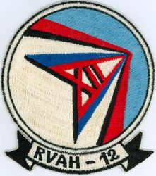 Reconnaissance Attack (Heavy) Squadron 12 (RVAH-12) 
Established on Reconnaissance Attack (Heavy) Squadron Twelve (RVAH-12) "Speartips" on 1 Jul 1965. Disestablished on 2 Jul 1979.

North American RA-5C Vigilante, 1965-1979

