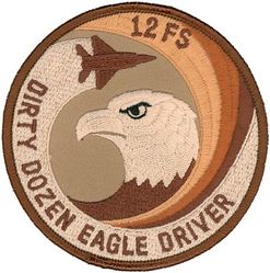 12th Fighter Squadron F-15 Pilot
Keywords: desert