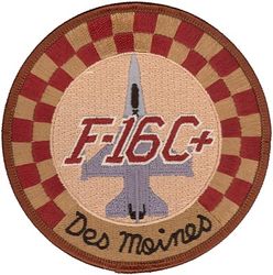 124th Fighter Squadron F-16C+ 
Keywords: desert