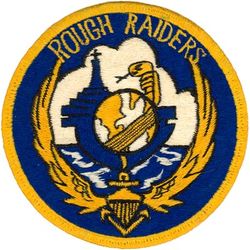 Attack Squadron 923 (VA-923)
Reserve Attack Squadron FIFTY FIVE E (VA-55E) was most likely established during the activation of the Naval Air Reserve in 1946 and remained in an inactive status. Redesignated Reserve Attack Squadron NINE HUNDRED TWENTY THREE (VA-923) in January 1950. Reserve Attack Squadron NINE HUNDRED TWENTY THREE (VA-923) was called to active duty on 20 July 1950. Redesignated Attack Squadron ONE HUNDRED TWENTY FIVE (VA-125) on 4 February 1953. Disestablished on 10 April 1958. The first squadron to be assigned the VA-125 designation.

Aircraft:
Grumman TBM Avenger, ?
Martin AM Mauler, 1950
Douglas AD-2 Skyraider, Sep 1950
Douglas AD-4Q Skyraider, Oct 1950
Douglas AD-4 Skyraider, Dec 1950
Douglas AD-3 Skyraider, Dec 1950
Douglas AD-4B Skyraider, Jun 1953
Douglas AD-4NA Skyraider, Sep 1953
Douglas AD-6 Skyraider, Oct 1954
Douglas AD-7 Skyraider, Jan 1957-Apr 1958.

Deployment:
VA-923
10 May 1951-17 Dec 1951, USS Bon-Homme Richard, CV-31, CVG–102, AD-3/4Q Korea
15 Sep 1952-18 May 1953, USS Oriskany, CV-34, CVG-102, AD-3/4 Korea

VA-125
03 Mar 1954-11 Oct 1954, USS Boxer, CV-21, CVG-12, AD-4B/NA WestPac
10 Aug 1955-15 Mar 1956, USS Hancock, CVA-19, CVG-12, AD-6 WestPac
19 Apr 1957-17 Oct 1957, USS Lexington, CVA-16, CVG-12, AD-6/7 WestPac

Insignia. There is no record for an approved squadron insignia. However, an insignia was used by the squadron during its deployment aboard Oriskany (CVA 34) in 1952–1953. 
The Latin phrase MORS AB ALTO means Death from Above.

Nickname: Rough Raiders, 1952–1958.

