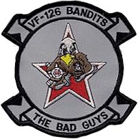 Fighter Squadron 126 (VF-126)
VF-126. 
1981-1994
Established as VA-216 on 6 Apr 1956, VF-126 on 15 Oct 1965-1 April 1994. 
Douglas A-4E Skyhawk.
Douglas TA-4F/J Skyhawk.
Northrop F-5 Tiger II
Douglas A-4F/M Skyhawk.
Grumman F-14 Tomcat
McDonnell Douglas  F/A-18A Hornet


