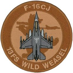 13th Fighter Squadron F-16 Wild Weasel
Keywords: desert