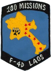 13th Tactical Fighter Squadron F-4D 100 Missions Laos
