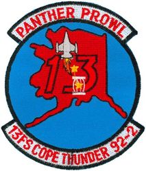 13th Fighter Squadron Exercise COPE THUNDER 1992-02
