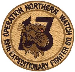 13th Expeditionary Fighter Squadron Operation NORTHERN WATCH
Keywords: desert