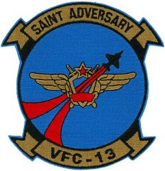 Fighter Squadron Composite 13 (VFC-13)
VFC-13 "Saints"
Established as Fighter Squadron 753 (VF-753) in 1946;  VF-753 absorbed VSF-76 & VSF-86 and redesignated Fleet Composite Squadron Thirteen (VC-13) on 1 Sep1973; Fighter Composite Squadron Thirteen (VFC-13) on 22 Apr 1988-.
Vought F-8H Crusader 1973
Douglas A-4L Skyhawk 1974
Douglas TA-4F Skyhawk 1976
Douglas TA-4J Skyhawk 1976
Douglas A-4E Skyhawk 1983
Douglas A-4F Skyhawk 1988
McDonnell Douglas Boeing F/A-18 Hornet 1993
McDonnell Douglas F5-E/F Tiger II 1996

