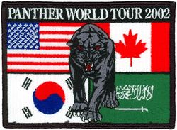 13th Fighter Squadron World Tour 2002
Participated in COPE THUNDER, MAPLE FLAG, COPE NORTH and Operation SOUTHERN WATCH.
