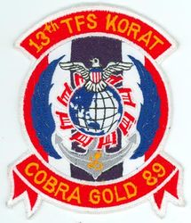 13th Tactical Fighter Squadron Exercise COBRA GOLD 1989
