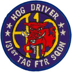 131st Tactical Fighter Squadron A-10 Pilot
