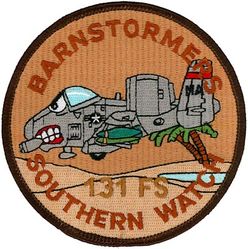 131st Fighter Squadron Operation SOUTHERN WATCH
Keywords: desert