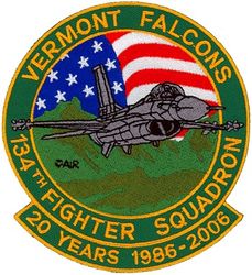 134th Fighter Squadron 20th F-16 Anniversary
