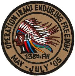 138th Fighter Wing Operation IRAQI FREEDOM and ENDURING FREEDOM 2005
Keywords: desert