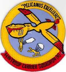 14th Troop Carrier Squadron, Heavy
Constituted 14th Transport Squadron on 20 Nov 1940. Activated on 4 Dec 1940. Redesignated 14th Troop Carrier Squadron on 4 Jul 1942. Inactivated on 31 Jul 1945. Activated on 30 Sep 1946. Redesignated: 14th Troop Carrier Squadron, Medium, on 1 Jul 1948; 14th Troop Carrier Squadron, Heavy, on 15 Aug 1948; 14th Military Airlift Squadron on 8 Jan 1966; 14th Airlift Squadron on 1 Jan 1992-.
